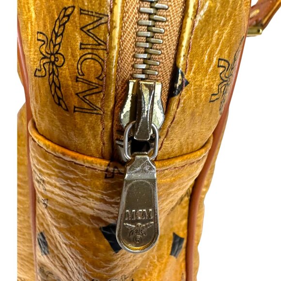 MCM Cognac Visetos Shoulder Bag - Picture 6 of 12